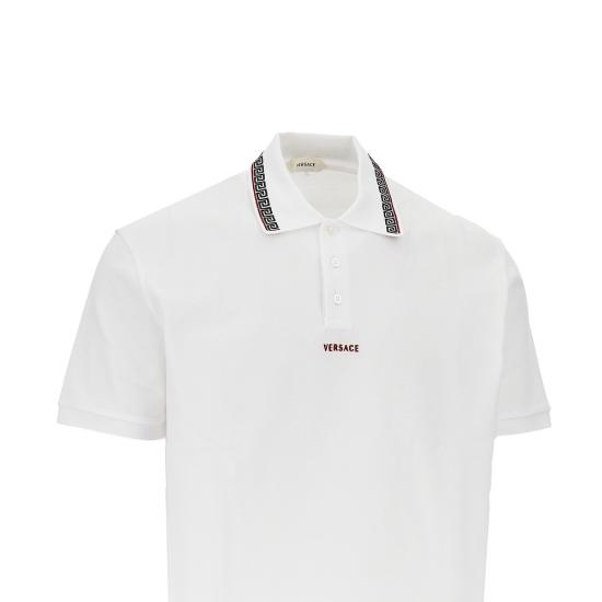 26FW 베르사체 폴로 티셔츠 10260071A18688 White - VERSACE