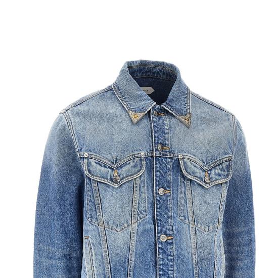 26FW 베르사체 데님 자켓 10258251A18405 Blue - VERSACE