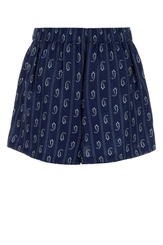  토리버치 숏팬츠 토리 버치 프린트 새틴 반바지 - TORY BURCH