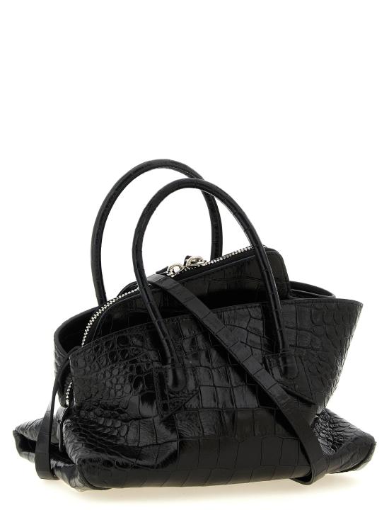 26FW 디 아티코 토트백 La Passeggiata 미니 핸드백 블랙 - THE ATTICO