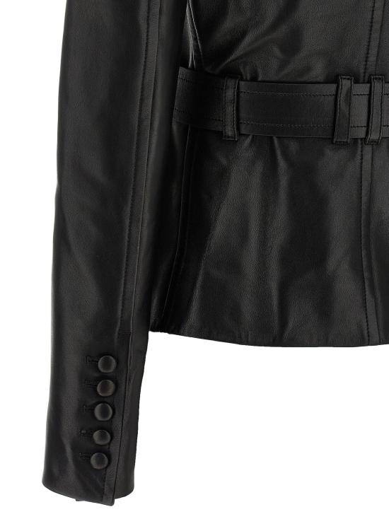 26FW 발망 가죽 자켓 가죽 재킷  재킷 블랙 - BALMAIN