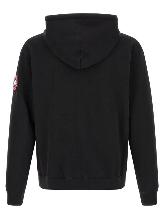 26FW 캐나다구스 긴팔 티셔츠 룬 스웨트셔츠 블랙 - CANADA GOOSE