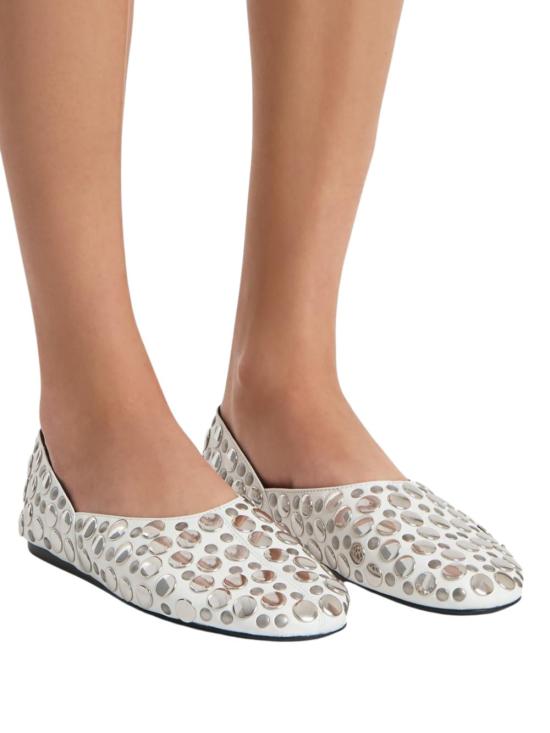 26FW 케이트 플랫 슈즈 F4059 890 131 WHITE - KHAITE