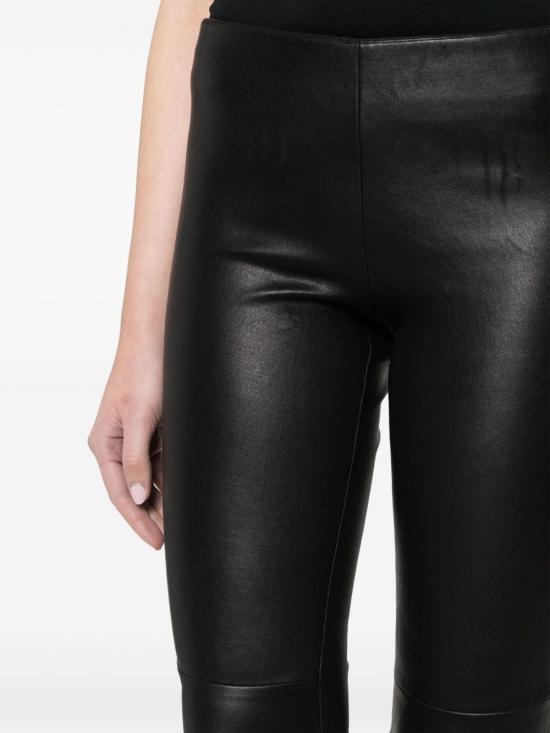 26FW 스툴스 스트레이트 팬츠 JPTWENTYLEATHER BLACK - STOULS