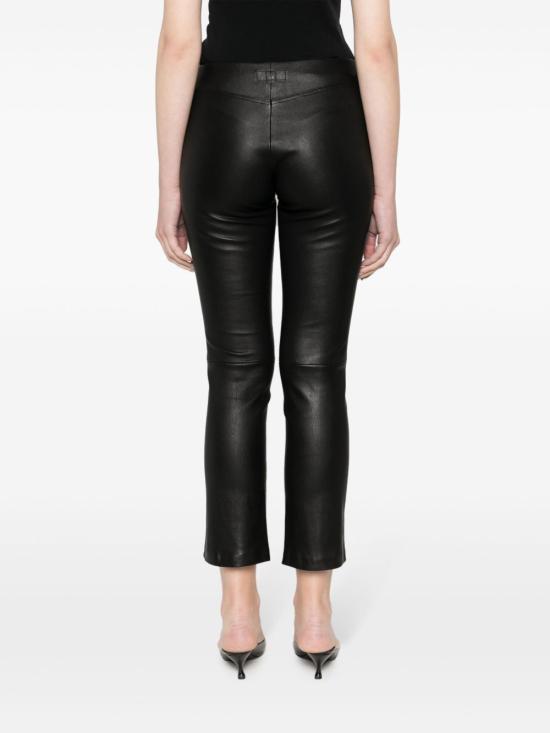 26FW 스툴스 스트레이트 팬츠 JPTWENTYLEATHER BLACK - STOULS