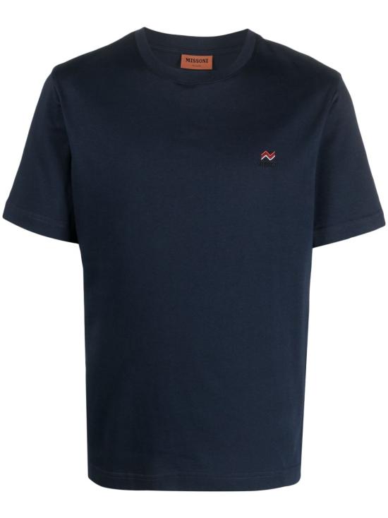 26FW 미소니 반팔 티셔츠 US23WL0KBJ00IE 93924 Blue