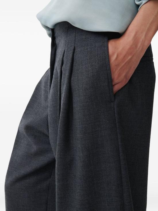 26FW 스튜디오 니콜슨 스트레이트 팬츠 LIRASNW1681 SLATE MELANGE Grey - STUDIO NICHOLSON
