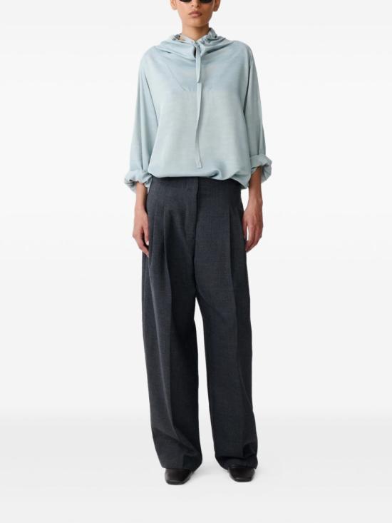 26FW 스튜디오 니콜슨 스트레이트 팬츠 LIRASNW1681 SLATE MELANGE Grey - STUDIO NICHOLSON