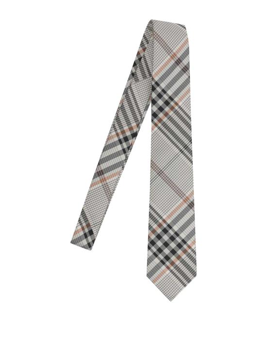 26FW 버버리 넥타이 8129055 FINCH BROWN CHECK DOM