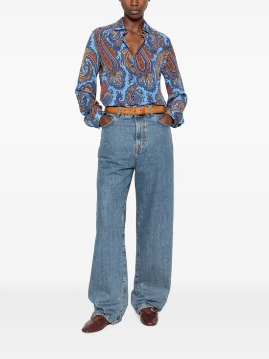 26FW 에트로 블라우스 WRIA0019 99SA414X0887 Light Blue - ETRO