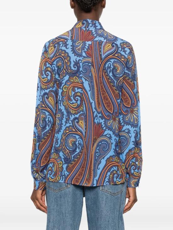 26FW 에트로 블라우스 WRIA0019 99SA414X0887 Light Blue - ETRO