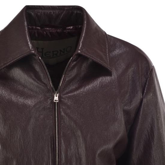 26FW 에르노 가죽 자켓 GI000413D BORDEAUX - HERNO