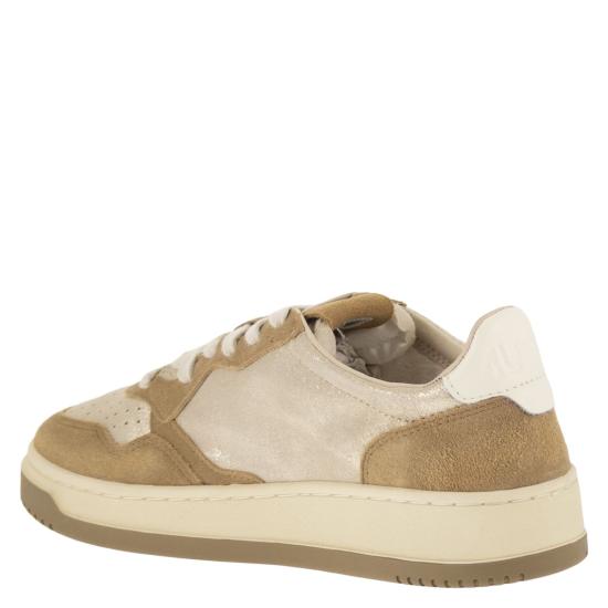 26FW 오트리 메달리스트 로우 레더 스니커즈 AULW BEIGE - AUTRY