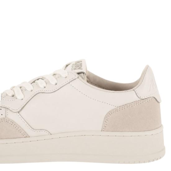 26FW 오트리 메달리스트 로우 스니커즈 AULM WHITE BEIGE - AUTRY