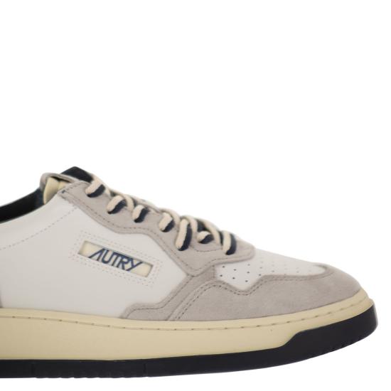 26SS 오트리 메달리스트 로우 스니커즈 AULM WHITE GREY - AUTRY