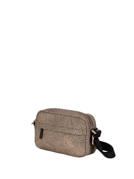 26FW 보르보네제 숄더백 91010343 X95X11 OP NATURALE NERO - BORBONESE