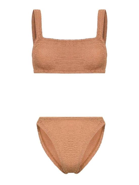 훈자 지 비키니 수영복 BXANDRACRMETALLICCOCOA BROWN