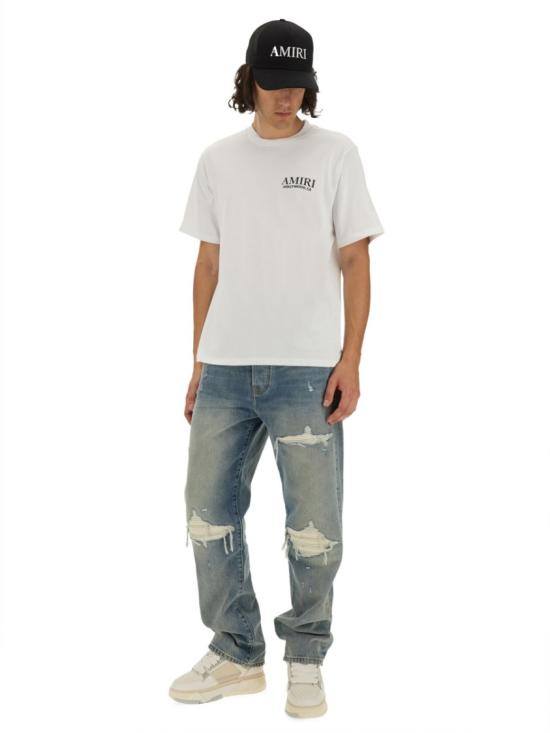 25FW 아미리 스웨이드 스트레이트 데님 MX1 진 AMDNGH1085 ANTIQUEINDIGO Blue - AMIRI