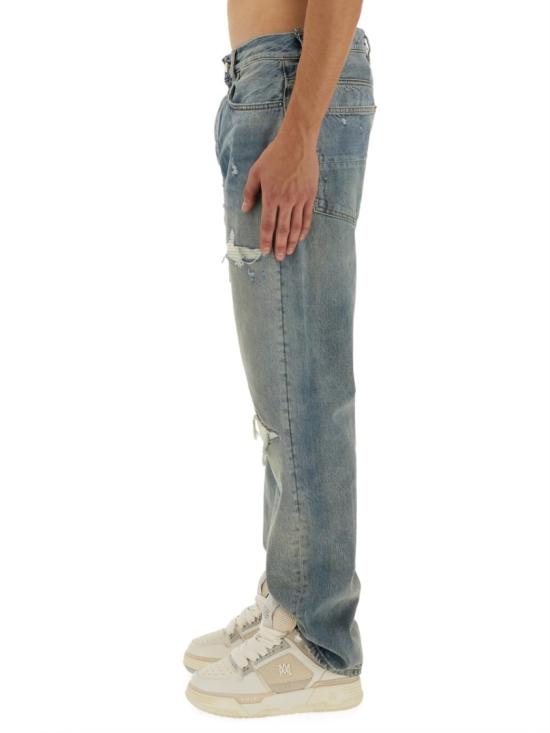 25FW 아미리 스웨이드 스트레이트 데님 MX1 진 AMDNGH1085 ANTIQUEINDIGO Blue - AMIRI