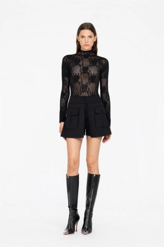 25FW 레 피유 드 에바 숏팬츠 2695000005339 Black - LES FILLES D'EVA