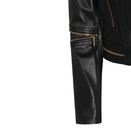 26FW 엘리자베타프랜치 가죽 자켓 GD01Z66E2110 Black - ELISABETTA FRANCHI