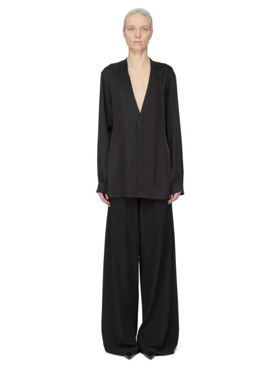  릭 오웬스 탑 래리 셔츠 블랙 - RICK OWENS