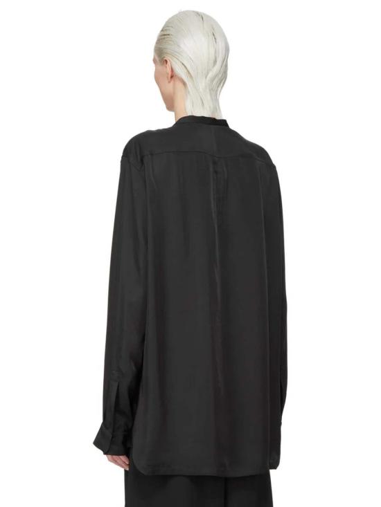  릭 오웬스 탑 래리 셔츠 블랙 - RICK OWENS
