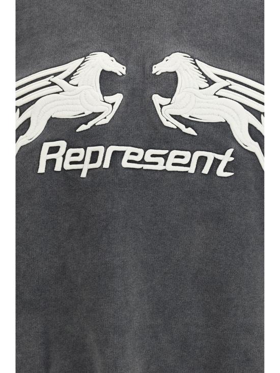  리프레젠트 긴팔 티셔츠 Represent Pegasus 빈티지 그레이 스웨트셔츠 - REPRESENT