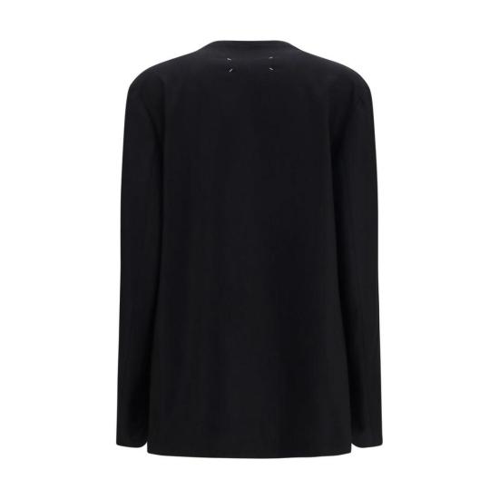 26FW 마르지엘라 자켓 메종  울 오비스 아리에스 쉘 재킷 블랙 - MAISON MARGIELA