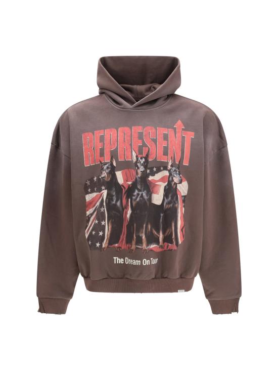  리프레젠트 긴팔 티셔츠 Represent Dream On Tour 후드티 네로