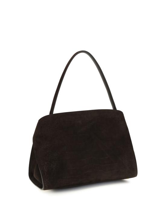 살바토레 페라가모 숄더백 페라가모 허그 소프트 숄더백 브라운 패턴 다크 - SALVATORE FERRAGAMO