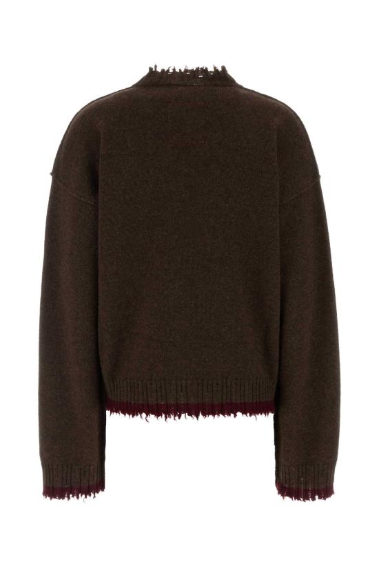 26FW 우마 왕 스웨터 UK7152 UW067 Brown - UMA WANG