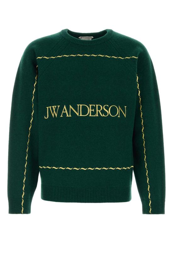 26FW JW앤더슨 스웨터 KW1584YN0471 555 Green