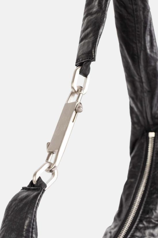  릭 오웬스 크로스백 삭 반둘리르 스몰 제미니 백 블랙 - RICK OWENS