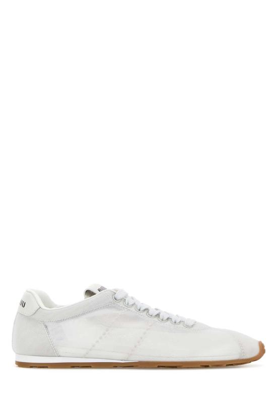 26FW 미우미우 레이스업 메쉬 스니커즈 5E709EF005099 F0009 White