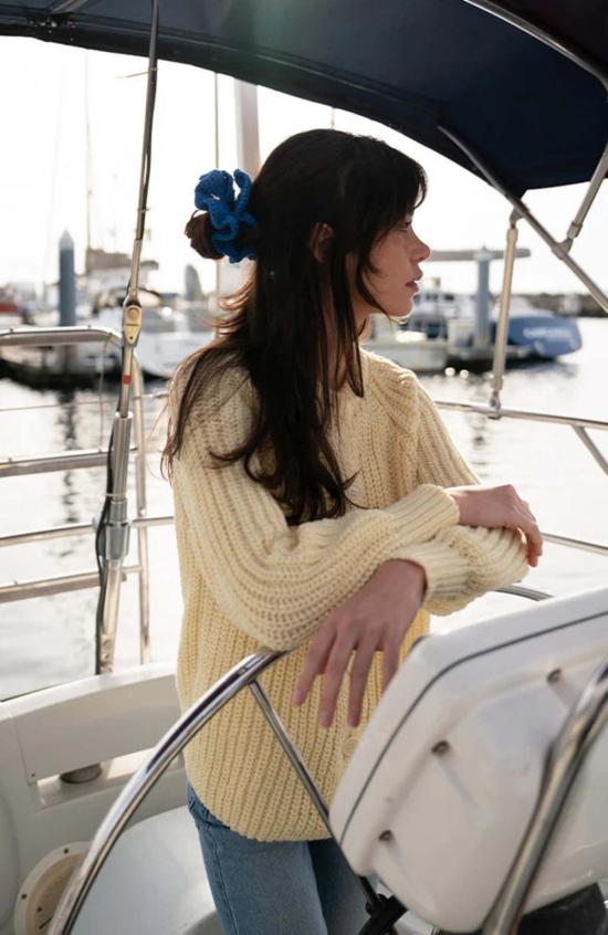  프랑스 럭스 헤어 액세서리 밀리 크로셰 스크런치 - FRANCE LUXE