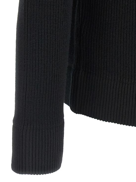 26FW 마르지엘라 니트 집업 가디건 SI1HA0013 S17781900F BLACK - MAISON MARGIELA