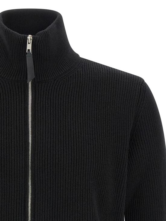 26FW 마르지엘라 니트 집업 가디건 SI1HA0013 S17781900F BLACK - MAISON MARGIELA