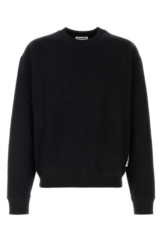 26FW 질샌더 후드 티셔츠 J22GU0166J20128 001 Black