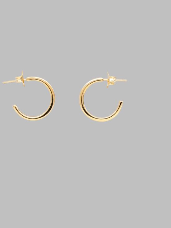 26FW MM6 메종마르지엘라 미니멀 로고 이어링 SM7VG0056 P9375950 GOLD