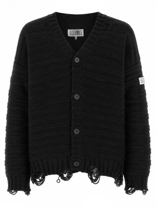 26FW MM6 메종마르지엘라 가디건 SH0HP0005 M13040900 BLACK