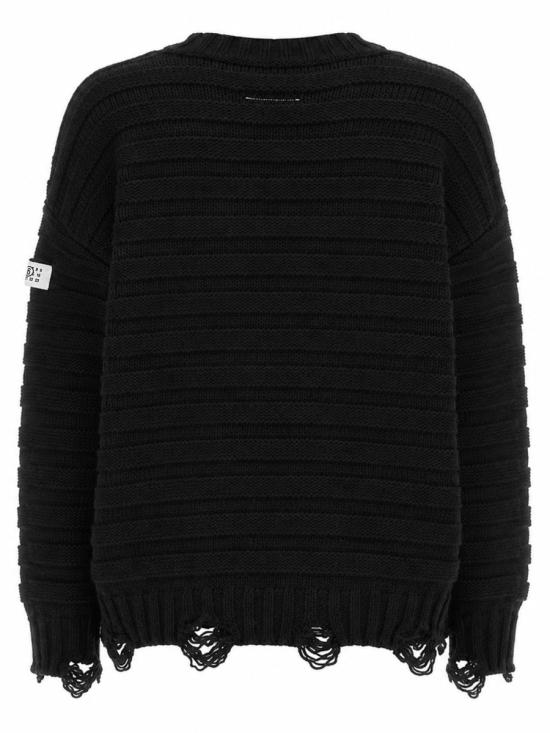 26FW MM6 메종마르지엘라 가디건 SH0HP0005 M13040900 BLACK - MM6 MAISON MARGIELA