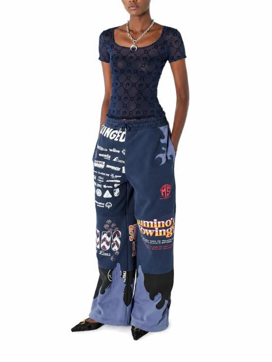 26FW 마린세르 반팔 티셔츠 WTO389ACJER0005 BL90 NAVY - MARINE SERRE