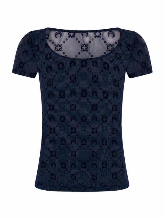 26FW 마린세르 반팔 티셔츠 WTO389ACJER0005 BL90 NAVY
