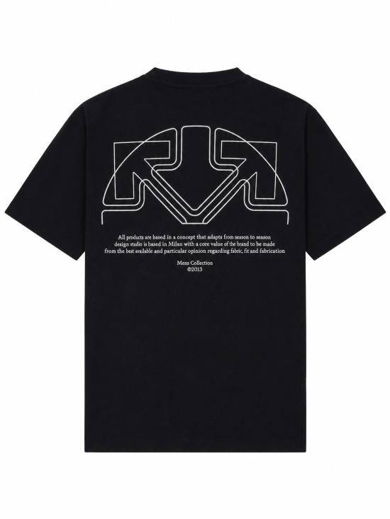26FW 오프화이트 탑 44MAA120F26J01E001 BLACK - OFF WHITE