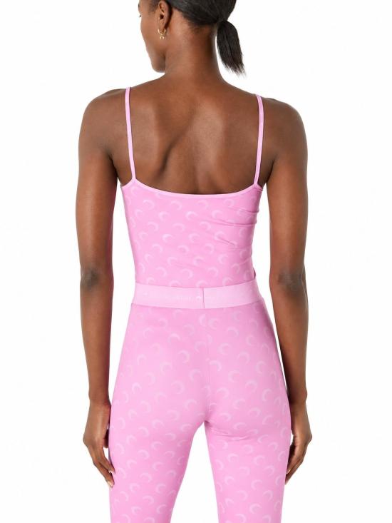 26FW 마린세르 문 프린트 저지 스트랩 탑 WTO508ACJER0001 PK30 PINK - MARINE SERRE