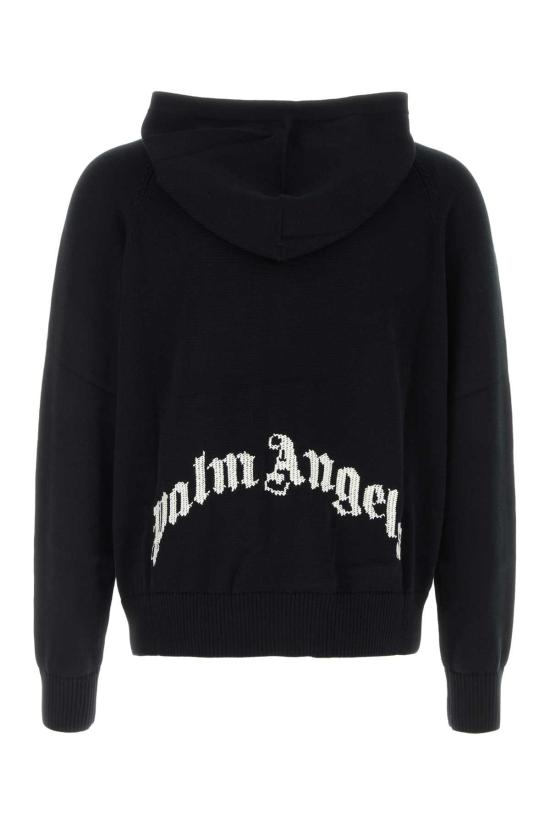 26FW 팜앤젤스 후드 티셔츠 PAMHU001KN001 1003 Black - PALM ANGELS