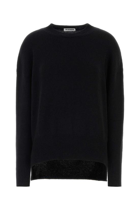 26FW 질샌더 스웨터 J02GP0013J13206 001 Black