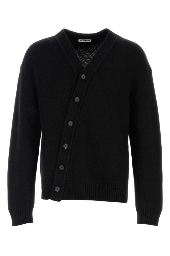 26FW 질샌더 가디건 J22HP0054J14860 001 Black