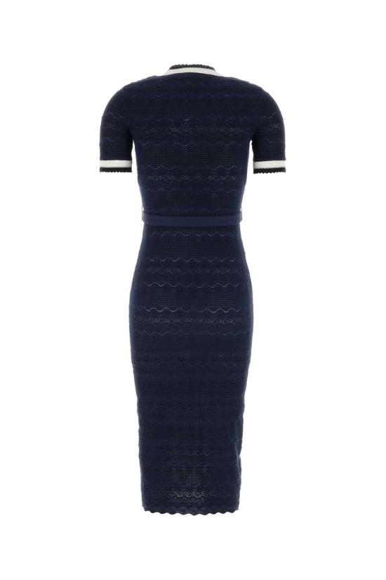 26FW 셀프 포트레이트 원피스 PF26072MAN NAVY Blue - SELF PORTRAIT